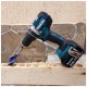 Шуруповерт Makita дрель-шуруповерт с ударом LXT, 18В, 3Аг х 2шт, DC18RC, кейс, (DHP484RFE)