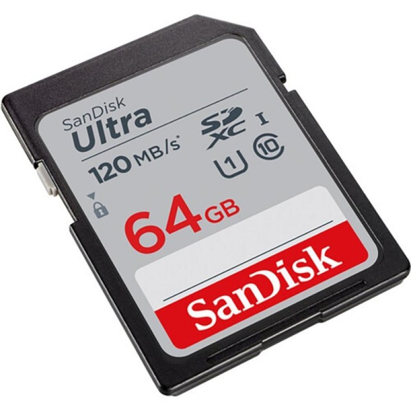 Карта пам'яті SanDisk 64GB SDXC class 10 Ultra (SDSDUN4-064G-GN6IN)