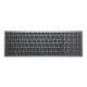 Клавіатура Dell Compact Multi-Device Wireless Keyboard KB740 RU (580-AKOZ)