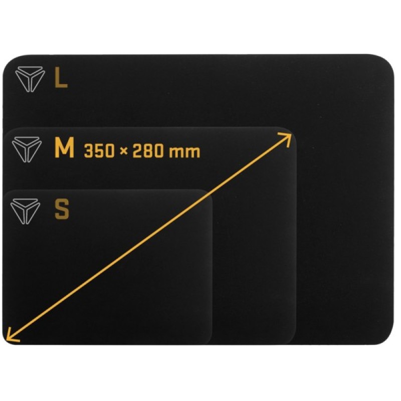 Килимок для мишки YENKEE YPM 35 Speed Top M Black (45015887)
