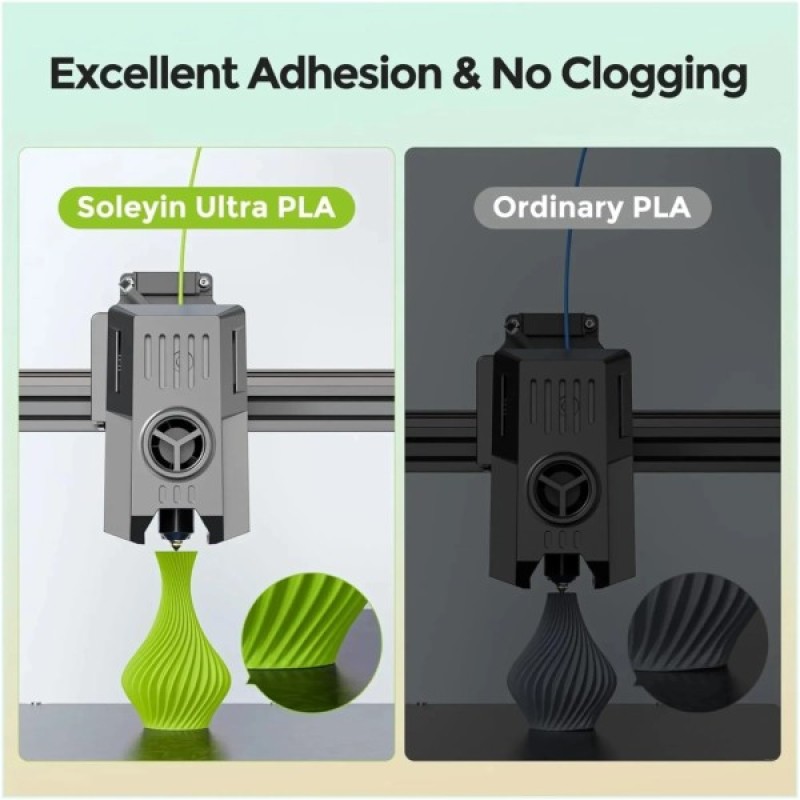 Пластик для 3D-принтера Creality Soleyin 1кг, 1.75мм, green light (3301010508)