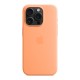 Чохол до мобільного телефона Apple iPhone 15 Pro Silicone Case with MagSafe Orange Sorbet (MT1H3ZM/A)