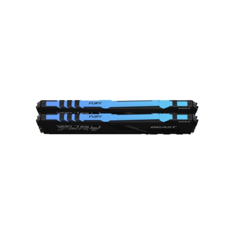 Модуль пам'яті для комп'ютера DDR4 32GB (2x16GB) 3200 MHz Beast RGB Kingston Fury (ex.HyperX) (KF432C16BBAK2/32)
