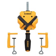 Струбцина DeWALT кутова, великого зусилля + 2 струбцини для кріплення до столу (DWHT83853-0)
