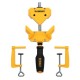 Струбцина DeWALT кутова, великого зусилля + 2 струбцини для кріплення до столу (DWHT83853-0)