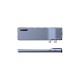 Концентратор Armorstandart For MacBook M-Series HDMI 4K, RJ45, PD, 3USB, SD, microSD Grey (ARM69367)