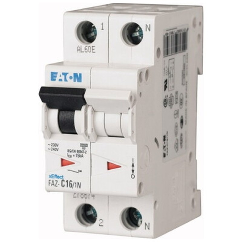 Автоматичний вимикач Eaton 2-п. M2 C 16A PL6 6кА (286567)