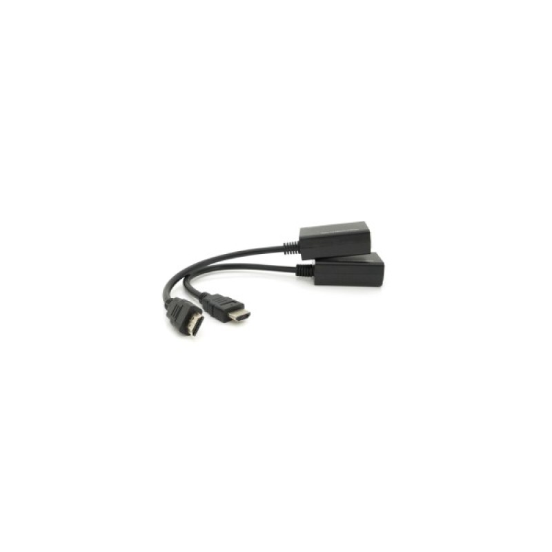 Адаптер HDMI extender passive 30m 2xCAT5E/6 Voltronic (YT-SEP HDMI/2P-30m)