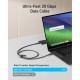 Дата кабель USB-C to USB-C 0.9m 240W 20Gbps 4K Video bio-nylon black Anker (A80N1H11)