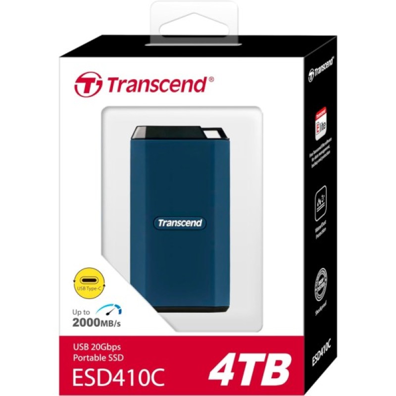 Накопичувач SSD USB Type-C 4TB ESD410C Transcend (TS4TESD410C)