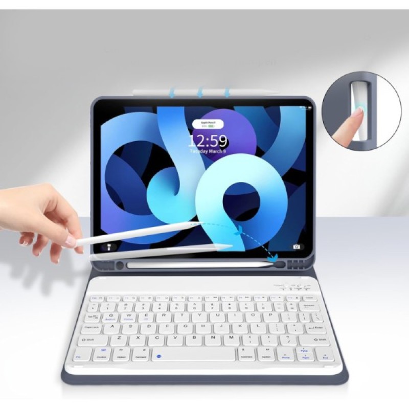 Чохол до планшета BeCover Keyboard Apple iPad Air (4/5) 2020/2022 10.9" Purple (711148)