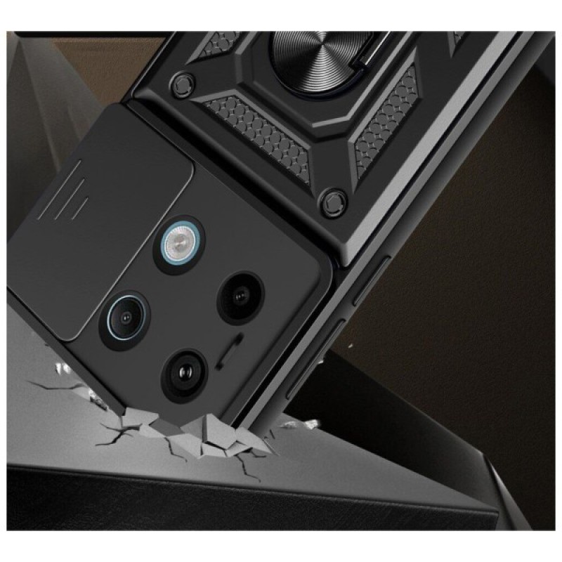 Чохол до мобільного телефона BeCover Military Poco X6 Black (711006)