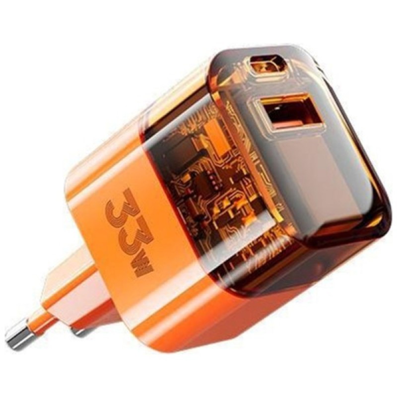Зарядний пристрій Proda Azeada PD-A88 33W GAN Orange (PD-A88-OR)
