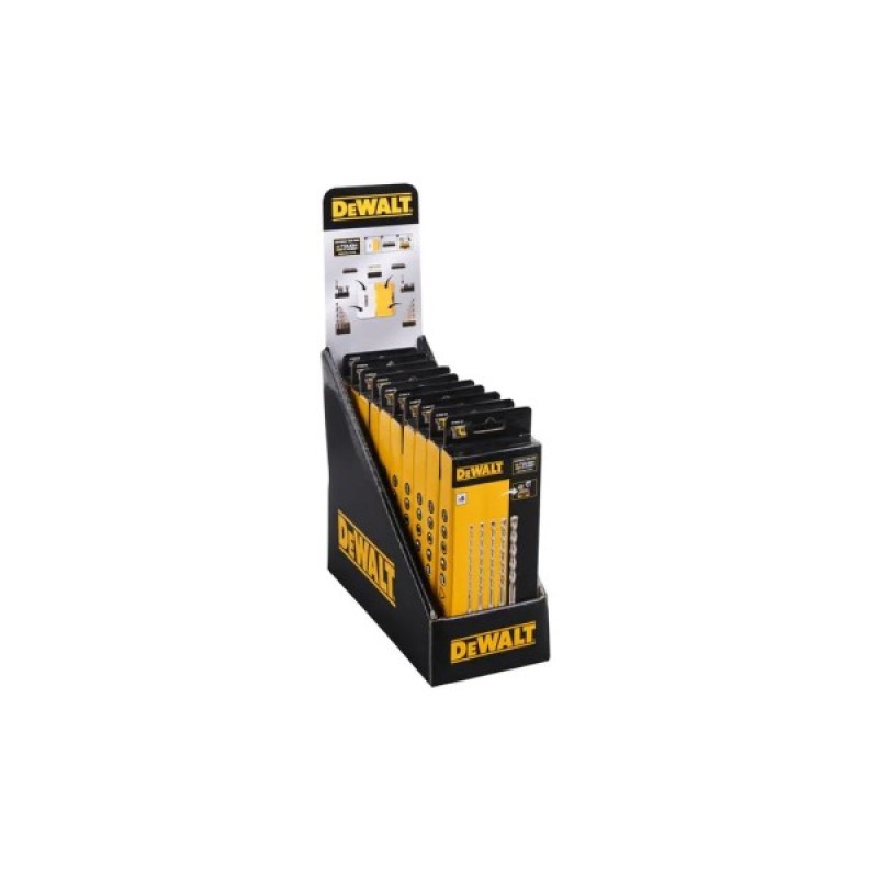 Набір бурів DeWALT в касеті для Tough Case, SDS Plus, L=160 мм., d=5.5, 6, 7, 8, 10 мм., 6 шт (DT70835)