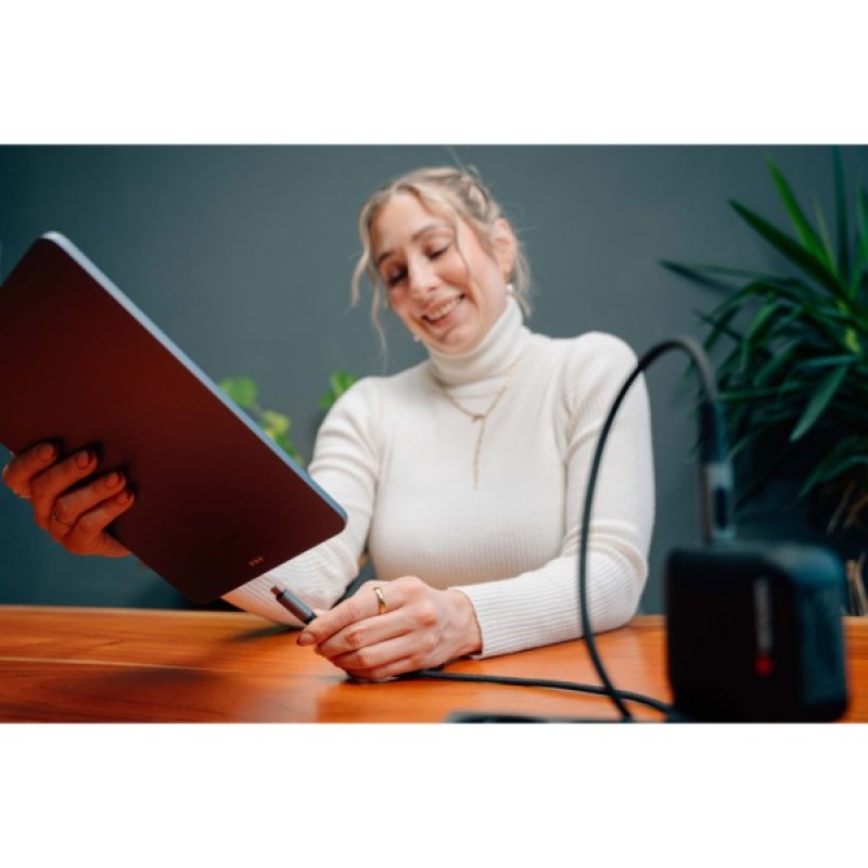Дата кабель USB-C to USB-C 1.2m with display 240W black Verbatim (31849)