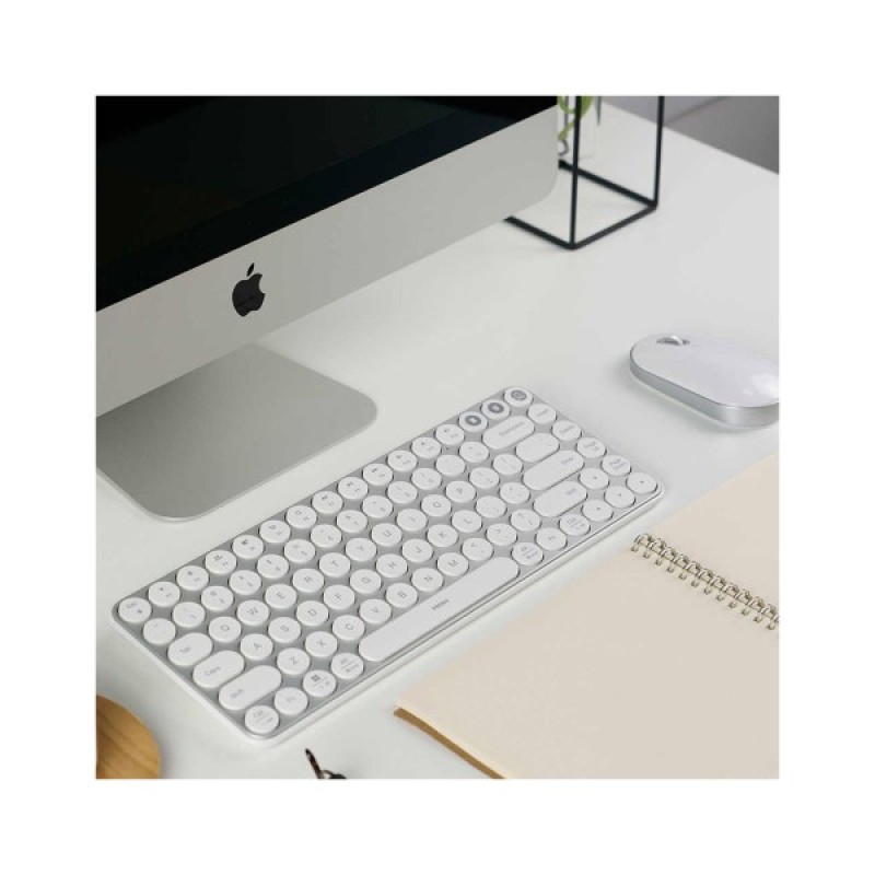 Клавіатура Xiaomi MiiiW AIR85 Bluetooth/Wireless UA White (MWXKT01 White)