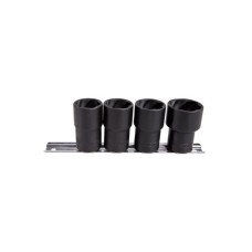 Набір головок KING TONY 1/2" 4 шт. 21 - 27 мм для зняття пошкоджених гайок (9TD034MR)