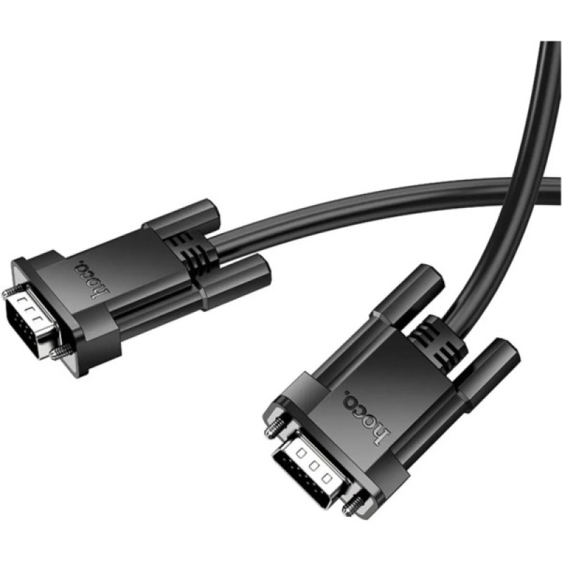 Кабель мультимедійний VGA to VGA 1.0m US11 HD Black HOCO (6942007628204)