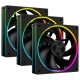 Кулер до корпусу ID-Cooling AF-127-ARGB-K TRIO