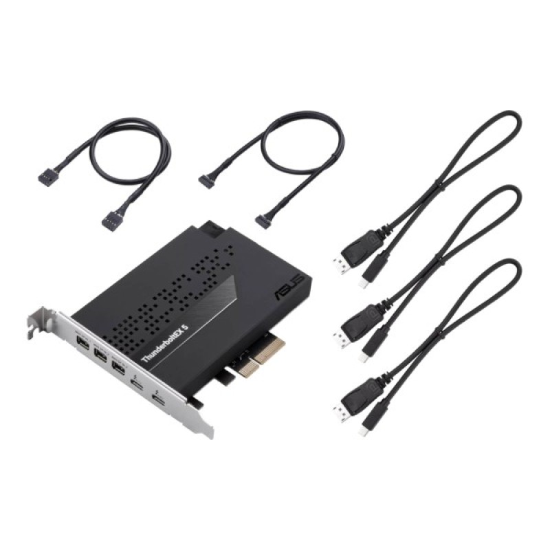 Плата розширення ASUS ThunderboltEX 5 USB Type-C PCIe 4.0 X4 Expansion Card (90MC0E50-M0EAY0)