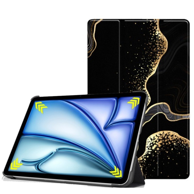 Чохол до планшета BeCover Smart Case Apple iPad Air 11" M2/M3 (2024/2025) Black Abstraction (711598)