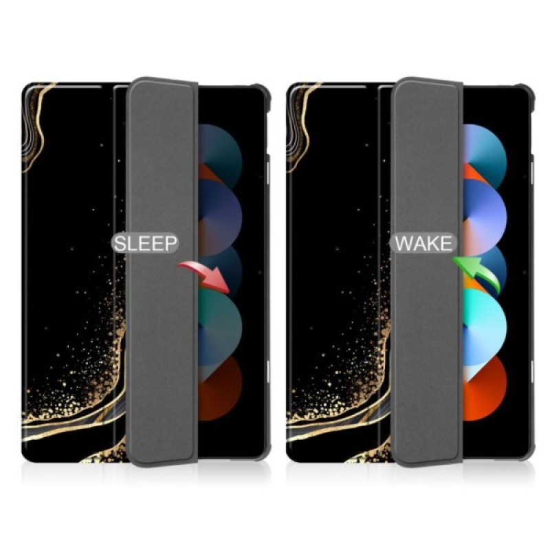 Чохол до планшета BeCover Smart Case Apple iPad Air 11" M2/M3 (2024/2025) Black Abstraction (711598)