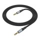 Кабель мультимедійний 3.5mm M to 3.5mm M 1.0m Black HOCO (6942007608800)