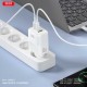Зарядний пристрій XO L139 83W 2xUSB-C PD65W + USB-A QC18W White (L139_White)