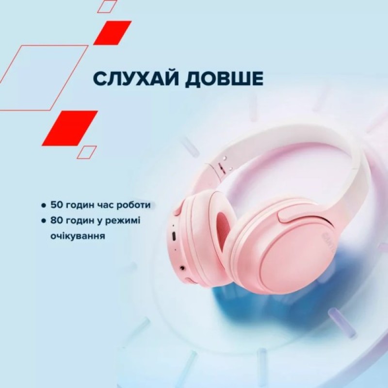 Навушники Canyon OnRiff 4 Bluetooth Pink (CNS-CBTHS4P)