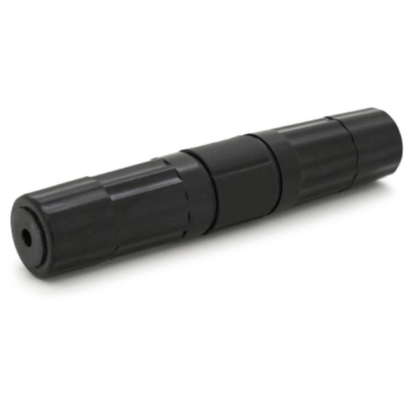 Зрощувач Voltronic 1+1 RJ45 UTP 5e 8P8C IP68, black (16628)