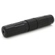Зрощувач Voltronic 1+1 RJ45 UTP 5e 8P8C IP68, black (16628)