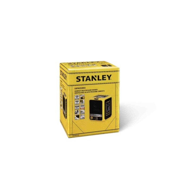 Мийка високого тиску Stanley 2.5 кВт, 180 бар, шланг 8 м (SXPW25CDSS-E)