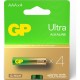Батарейка Gp AAA LR03 Ultra Alkaline * 4 (24AU21-SB4 / 4891199218255)