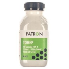 Тонер HP CLJ 1500/3000/4600/CP1215) BLACK 100г Patron (HCS-A-B-100)