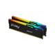 Модуль пам'яті для комп'ютера DDR5 128GB (2x64GB) 5600 MHz Beast RGB Kingston Fury (ex.HyperX) (KF556C36BBEAK2-128)