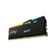 Модуль пам'яті для комп'ютера DDR5 128GB (2x64GB) 5600 MHz Beast RGB Kingston Fury (ex.HyperX) (KF556C36BBEAK2-128)