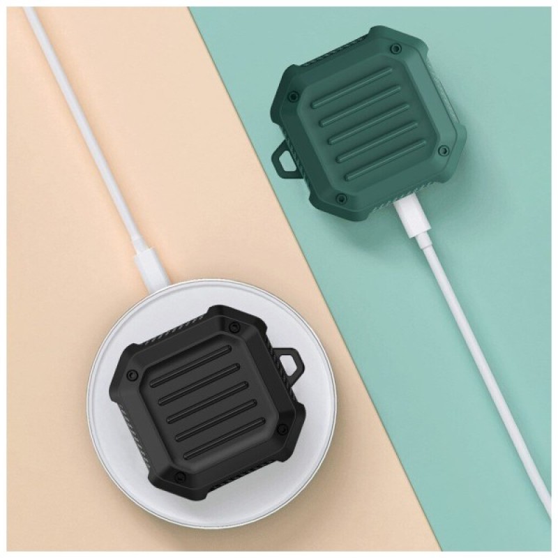 Чохол для навушників BeCover Protective TPU для Samsung Galaxy Buds 2/Buds 2 Pro/Buds Live/Buds Pro Dark Green (709565)