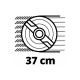Газонокосарка Einhell PXC GE-CM 36/37 Li 36V(18+18), 37см, 45л, 25-75мм (без АКБ та ЗП) (3413172)