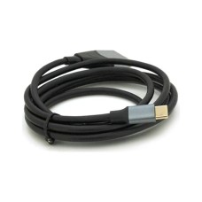 Кабель мультимедійний USB-C to HDMI M 1.8m 4K30Hz black Voltronic (YT-HDMI (M)-Type-C (M)-B)