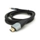 Кабель мультимедійний USB-C to HDMI M 1.8m 4K30Hz black Voltronic (YT-HDMI (M)-Type-C (M)-B)