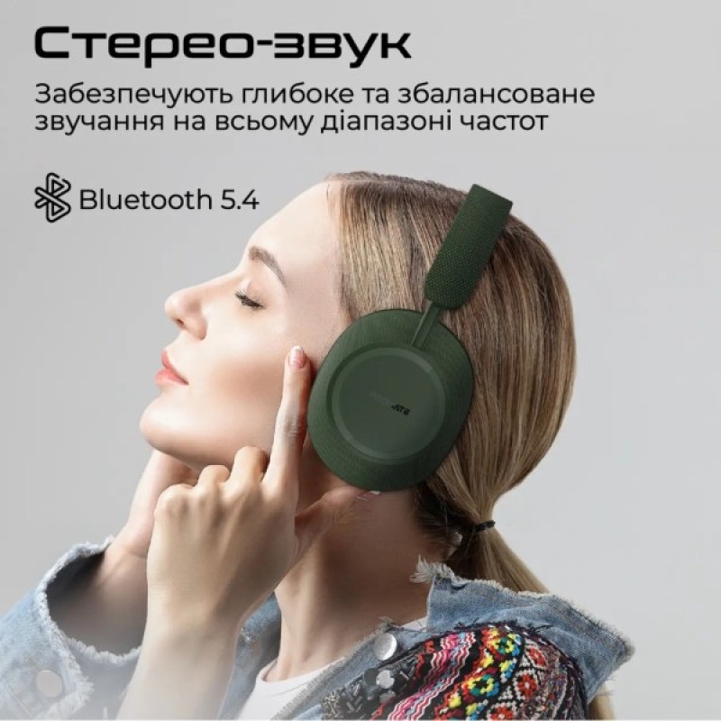 Навушники Promate Takt Midnight Green (takt.midnightgreen)