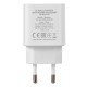 Зарядний пристрій 2E 25W USB-C PD white (2E-WC1USBC25W-W)