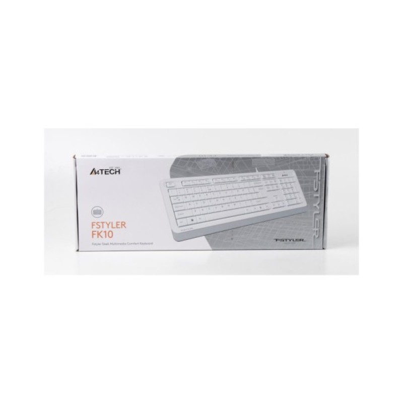 Клавіатура A4Tech FK10 White