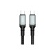 Дата кабель USB-C to USB-C NBQ264B-CC black XO (NB-Q264B-CC.black)