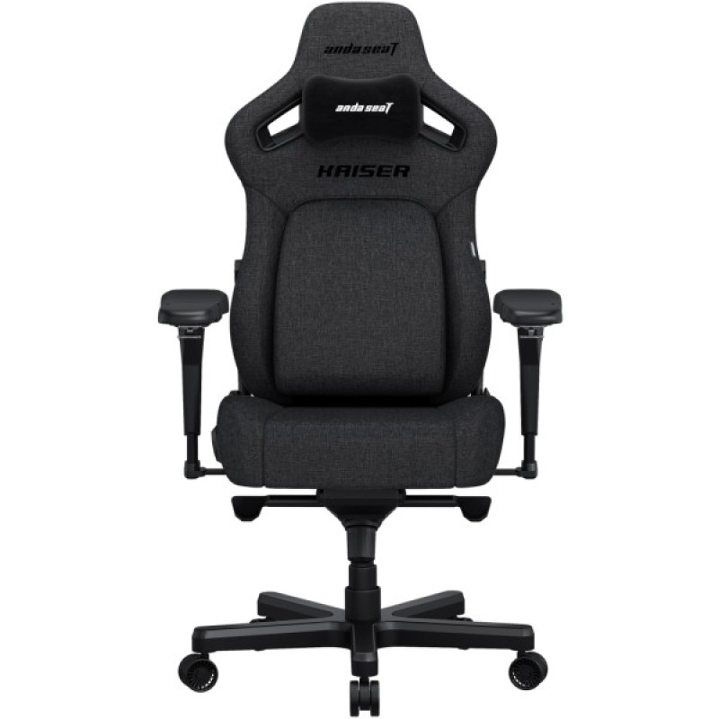 Крісло ігрове Anda Seat Kaiser 4 Linen Fabric Size L Dark Gray (AD12YDDC-L-20-GB-CF)