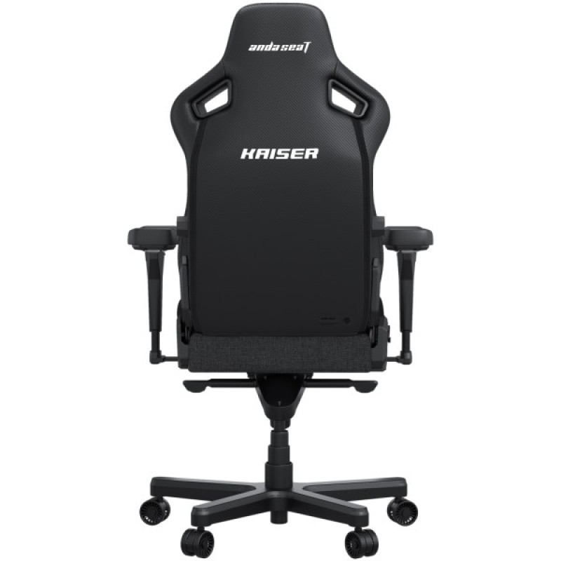 Крісло ігрове Anda Seat Kaiser 4 Linen Fabric Size L Dark Gray (AD12YDDC-L-20-GB-CF)
