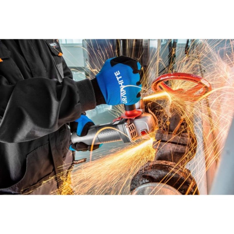 Шліфувальна машина Graphite 125мм, 1100W, 11000об/хв, 2.7кг (59G110)