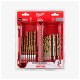 Набір свердл Milwaukee по металу PACKOUT RedHEX HSS-G TiN, 19шт (4932493866)