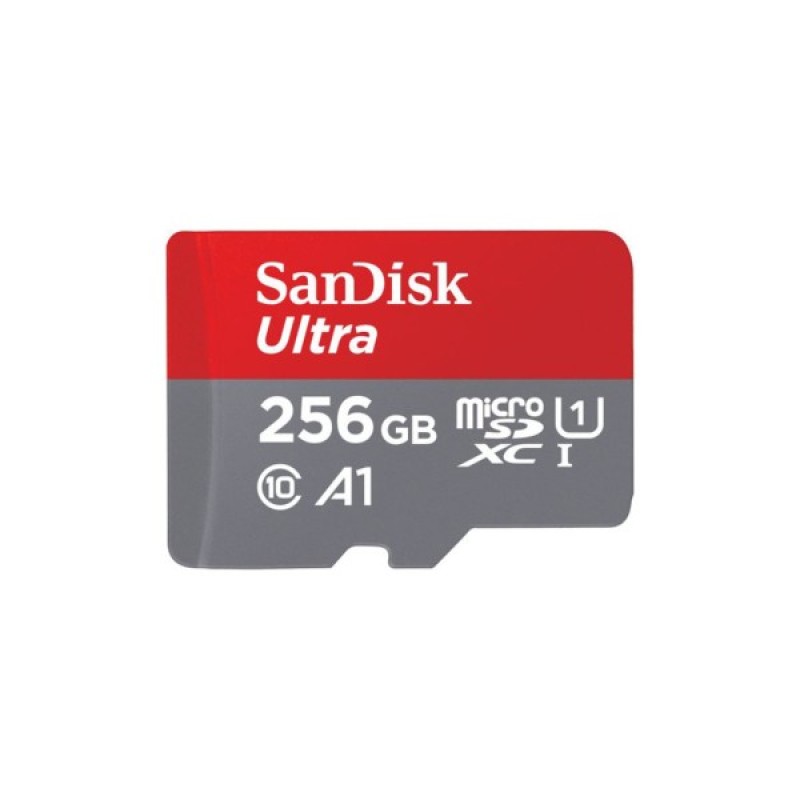 Карта пам'яті SanDisk 256GB Micro-SDXC UHS-I Ultra A1 (SDSQUA4-256G-GN6MN)
