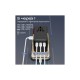 Зарядний пристрій Promate tripmate-gan160 3xUSB-C PD + USB-A QC 160W GaN Black (tripmate-gan160)